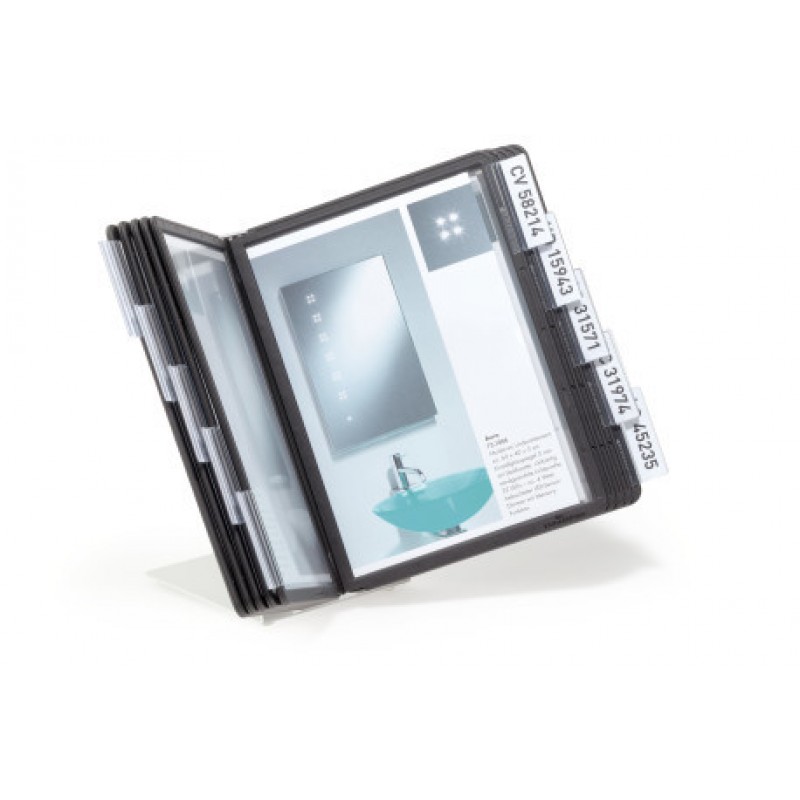 DURABLE 5506 01 VARIO A5 DISPLAY SYSTEM TABLE 10,BLACK DURABLE 5506 01 VARIO A5 DISPLAY SYSTEM TABLE 10,BLACK
